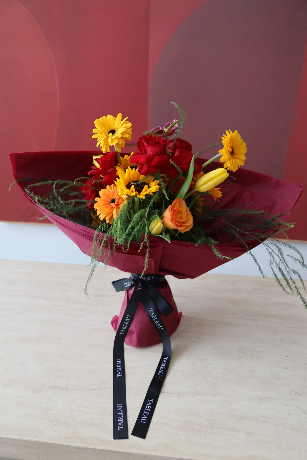 Crimson Sun Bouquet