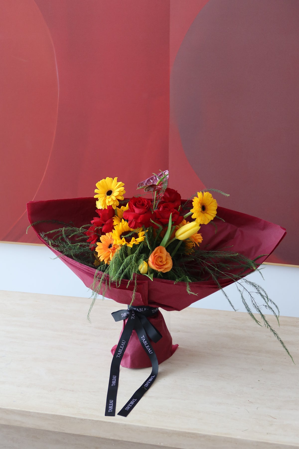 Crimson Sun Bouquet