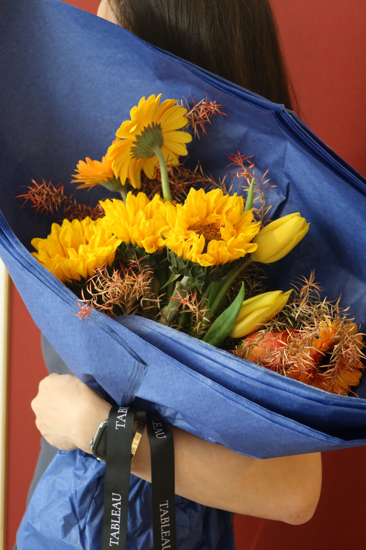 Golden Azure Bouquet