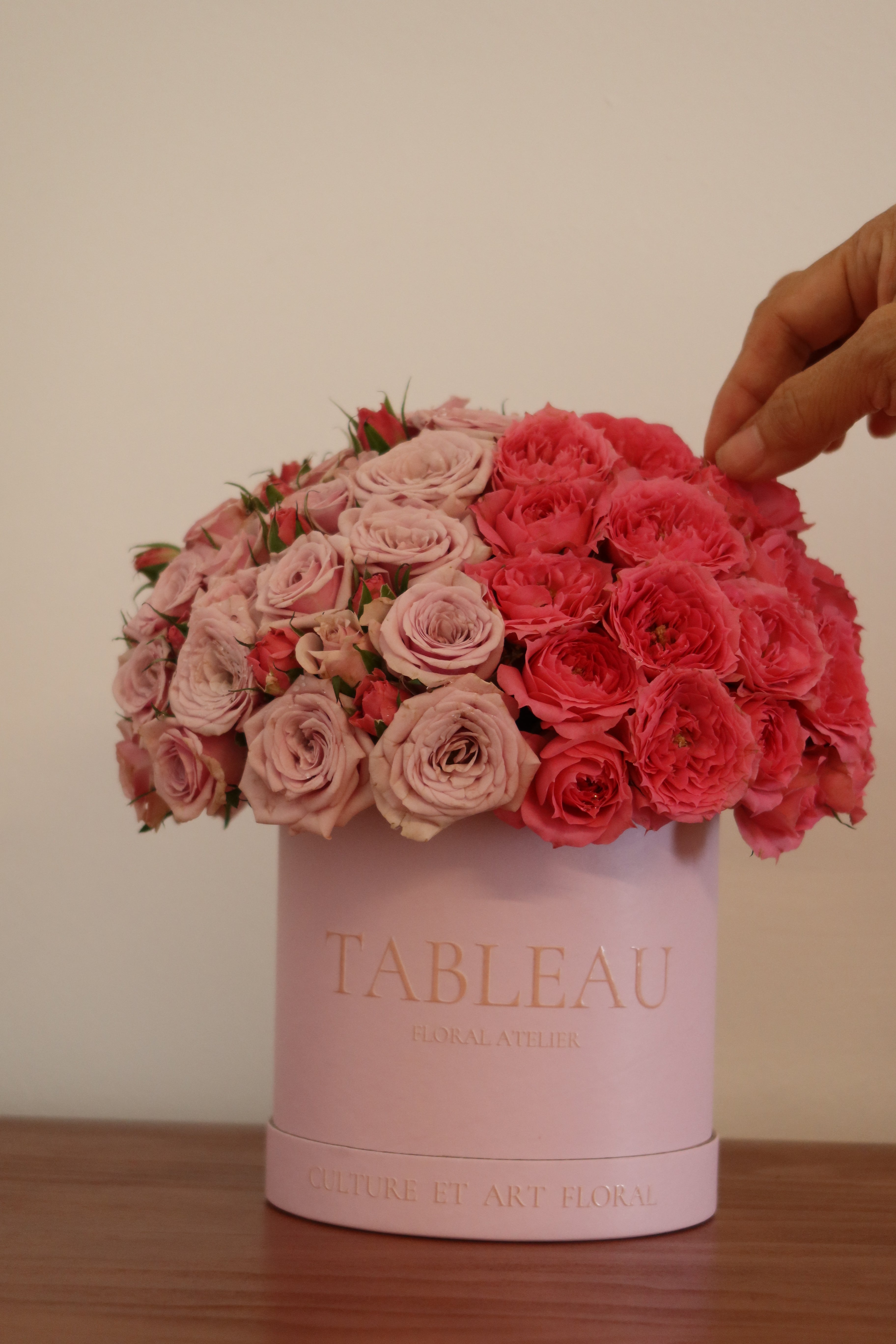 Rosé Duet Hat Box